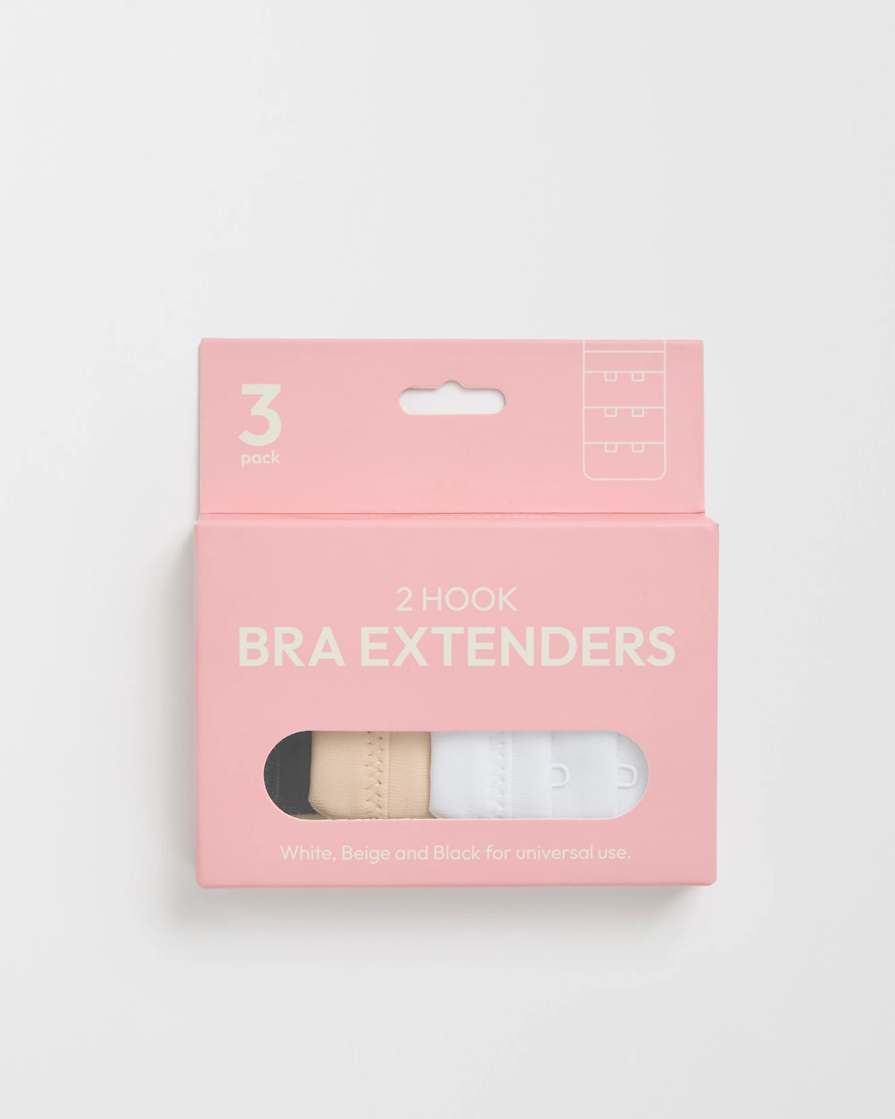 3 Pack Bra Extender - 2 Hook 5 of 5