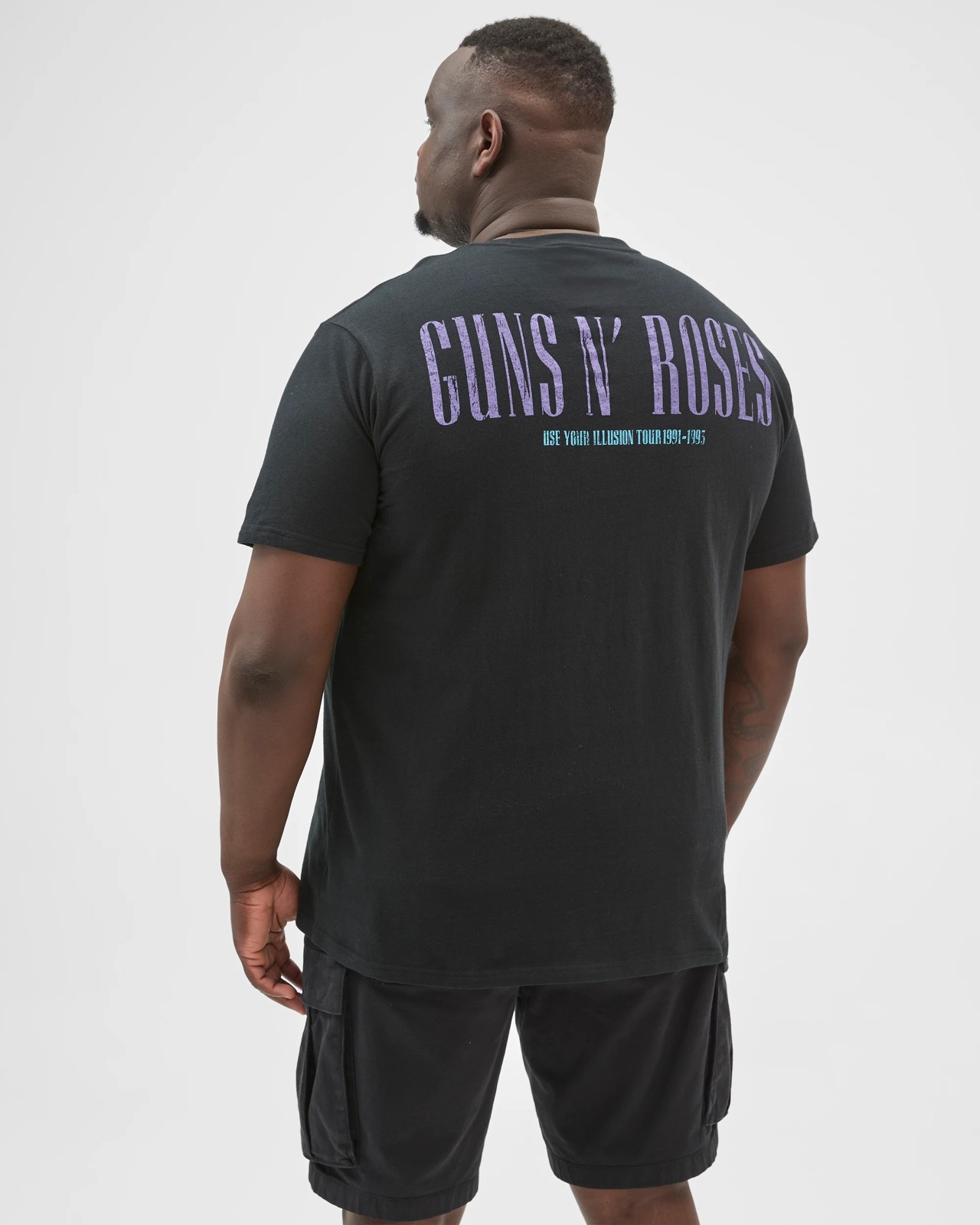 Guns and Roses Plus Size Australian Cotton T-Shirt 6 of 6