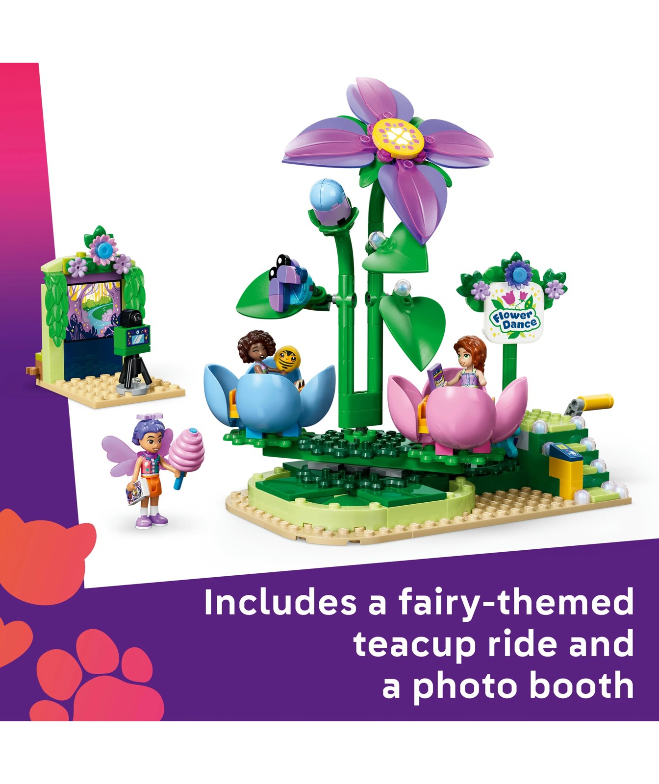 LEGO® Friends Spinning Flower & Fairy Teacup Ride 42702 3 of 5