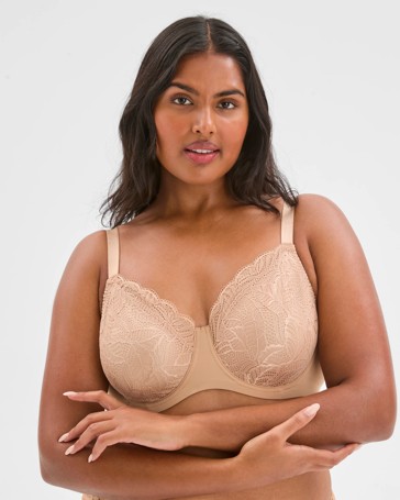 Jenna Minimiser Lace Underwire Bra