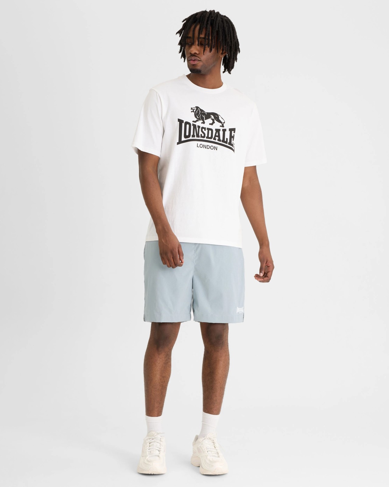 Lonsdale London Club Shorts - Dusty Blue 5 of 5