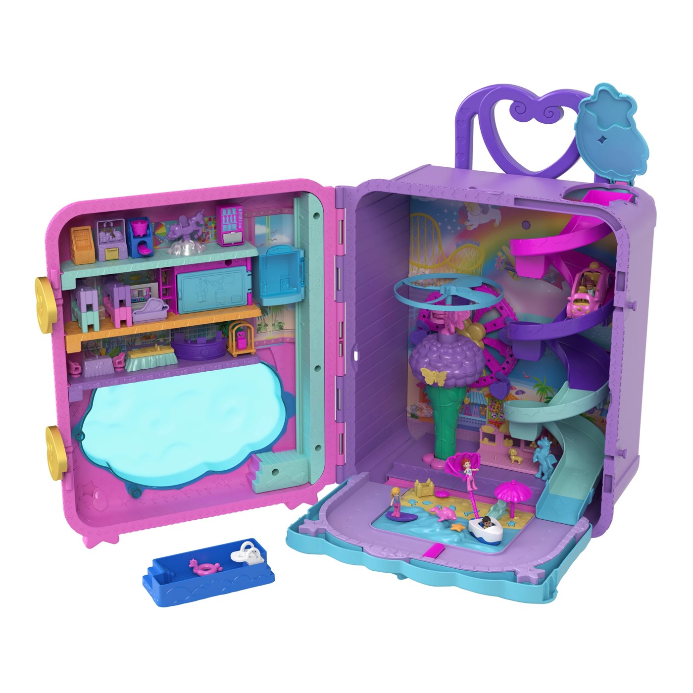 Polly Pocket Pollyville Resort Roll Away Playset | Target Australia