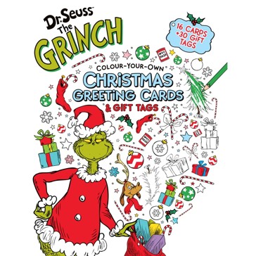Dr. Seuss The Grinch: Colour Your Own Christmas Greeting Cards & Gift Tags - Book