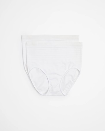 2 Pack Matte and Shine Full Briefs