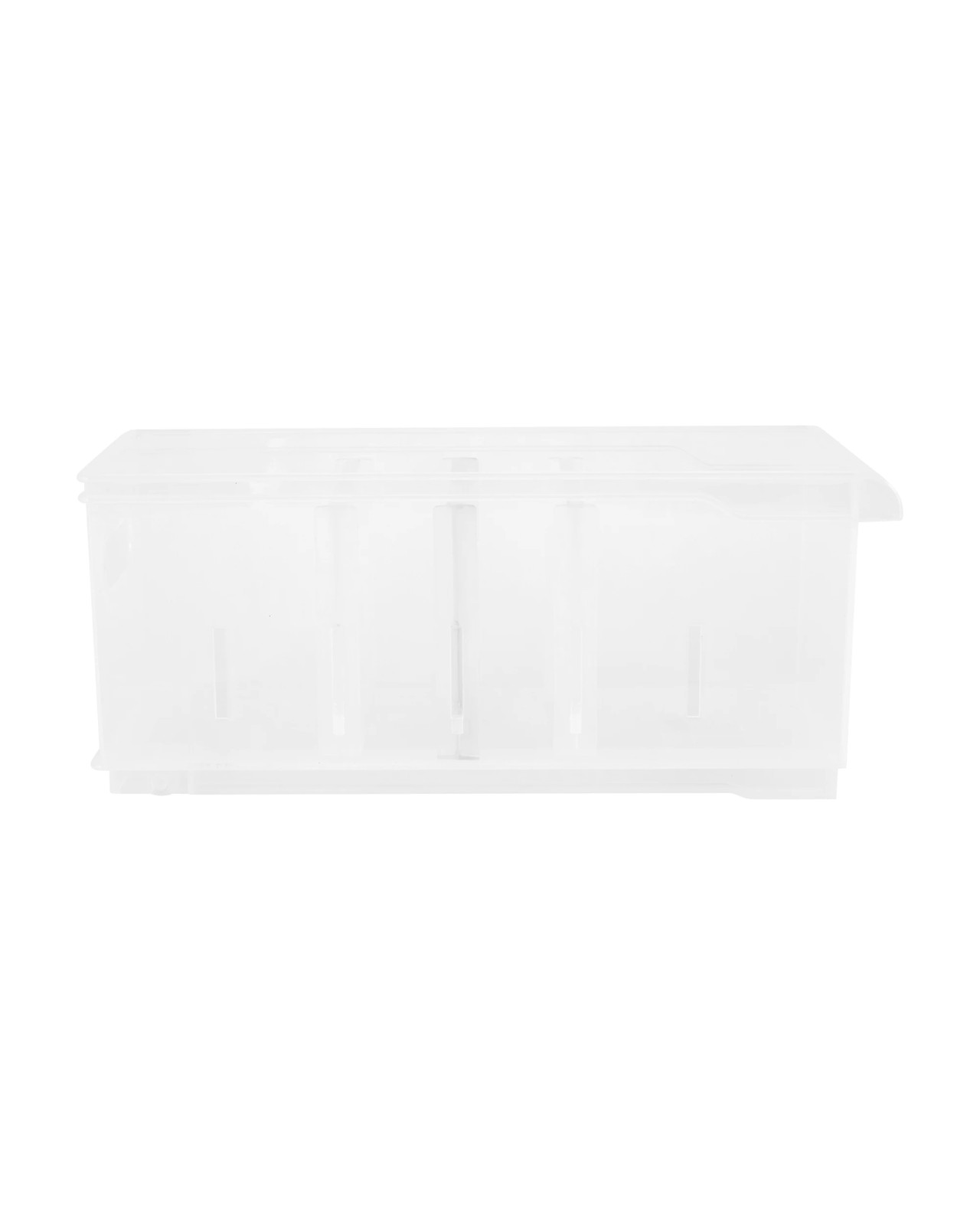 Anko High Stackable Roller Storage - Clear 2 of 5