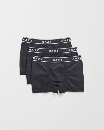 Maxx 3 Pack Mens Seamfree Trunks