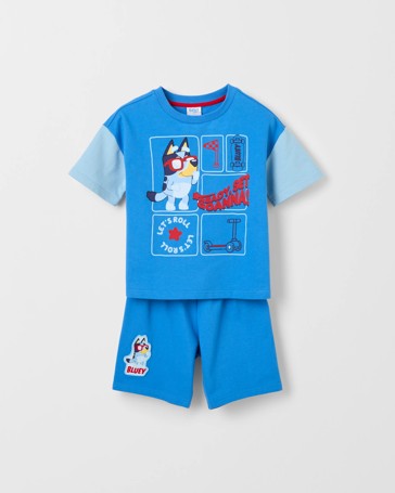 Bluey Skateboard Short Sleeve T-Shirt and Shorts Set
