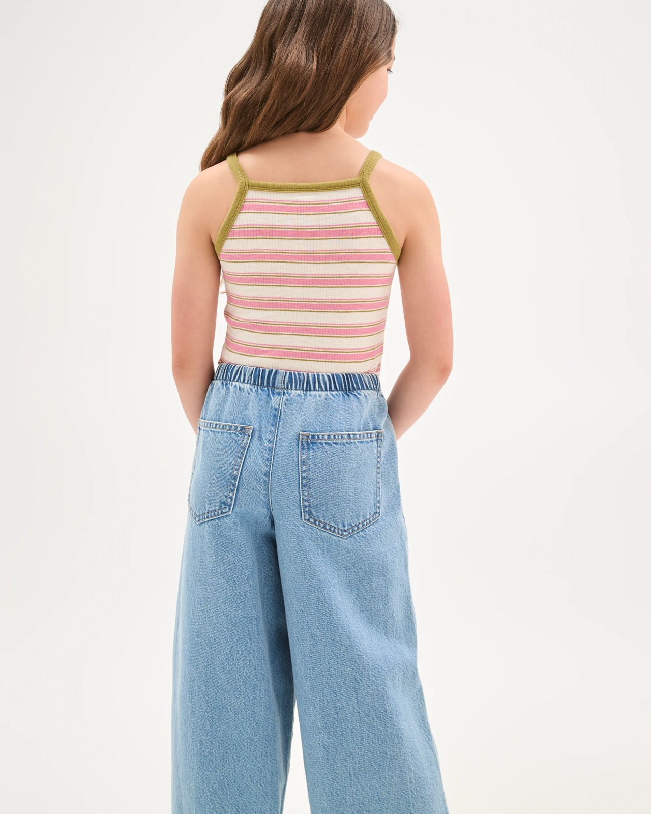 Essential Slub Rib Singlet - Stripe 4 of 6