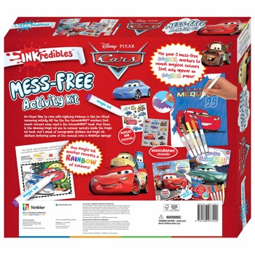 INKredibles Disney Pixar Cars Mess Free Activity Kit - Book