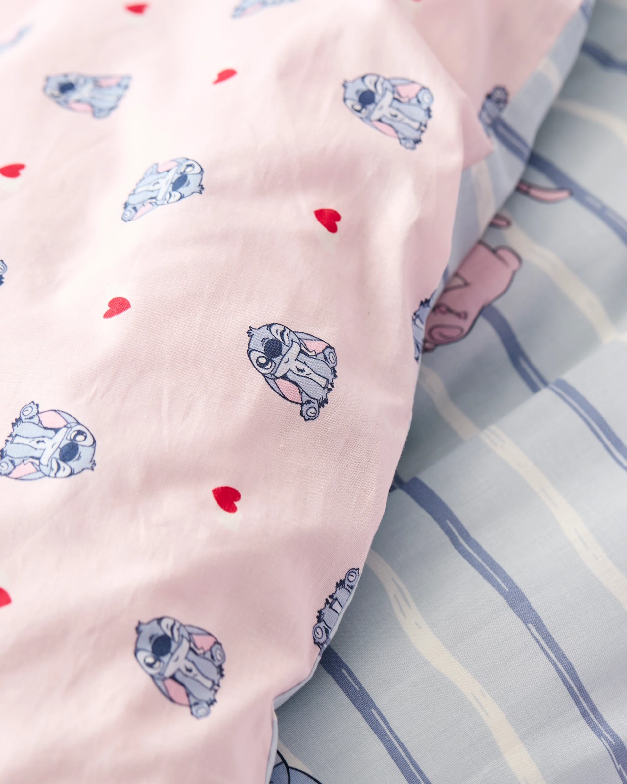 Disney Stitch Australian Cotton Reversible Quilt Cover Set 3 of 6