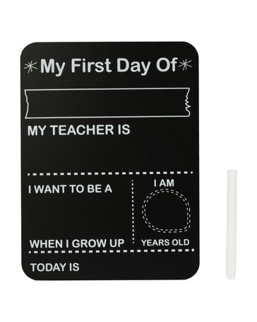 Anko A4 My First Day Board - Black