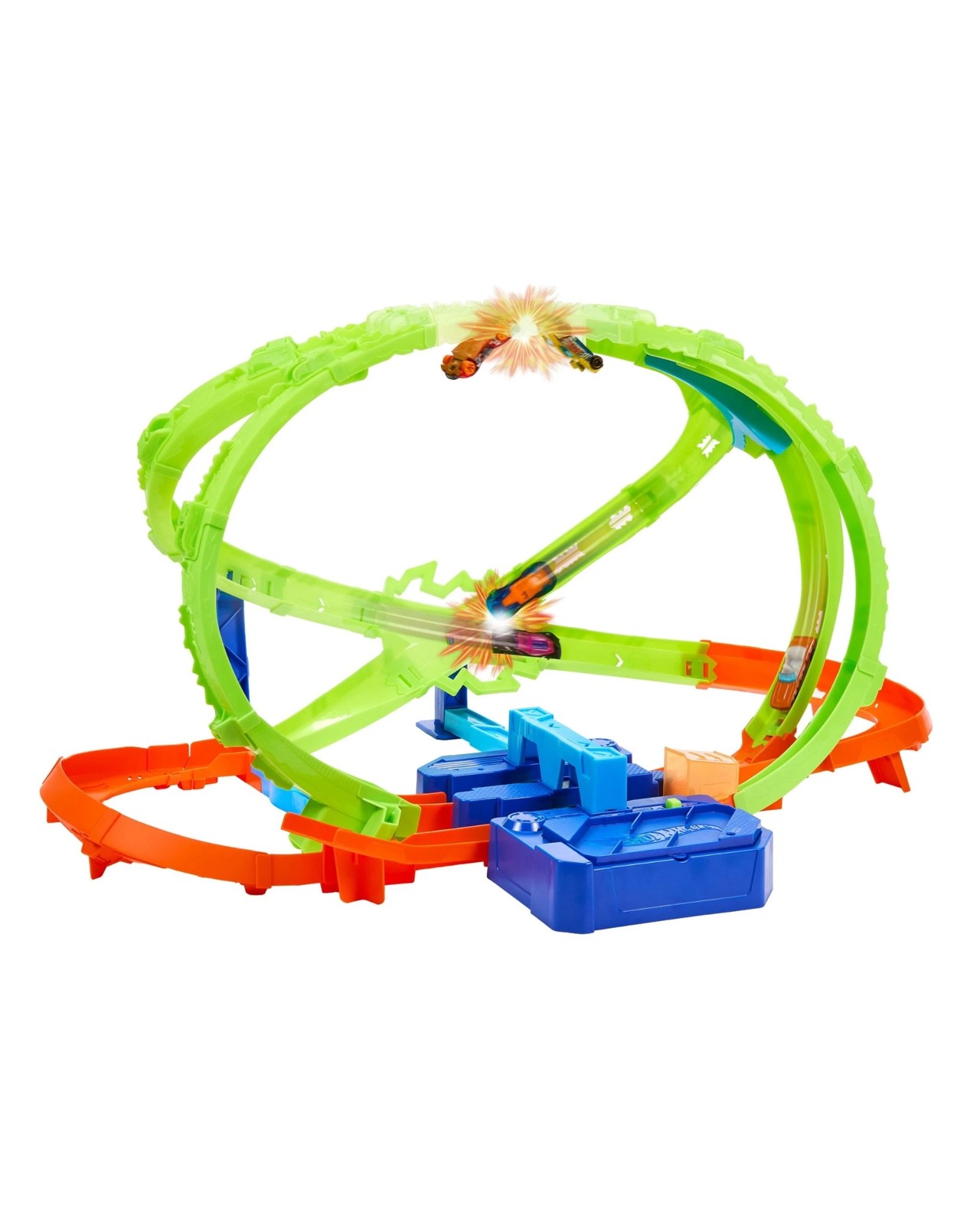 Hot Wheels Stunt Tracks Hypersphere Crash Playset 5 of 6