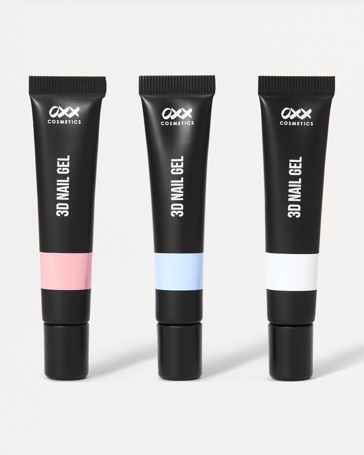 OXX Cosmetics 3D Nail Gel Set - Pink - Blue and Clear