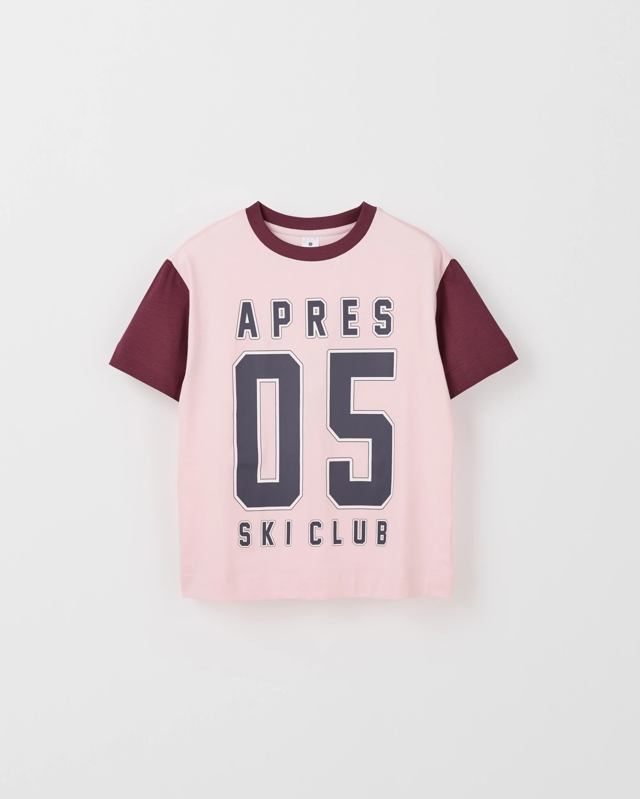 Australian Cotton Longline Print T-Shirt - Pink 5 of 6