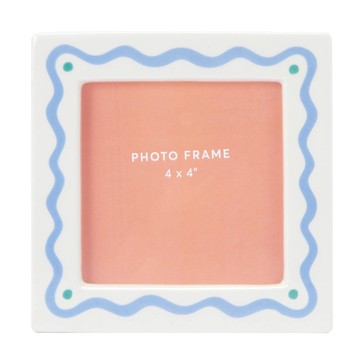 4in. x 4in. Photo Frame, Wavey - Anko
