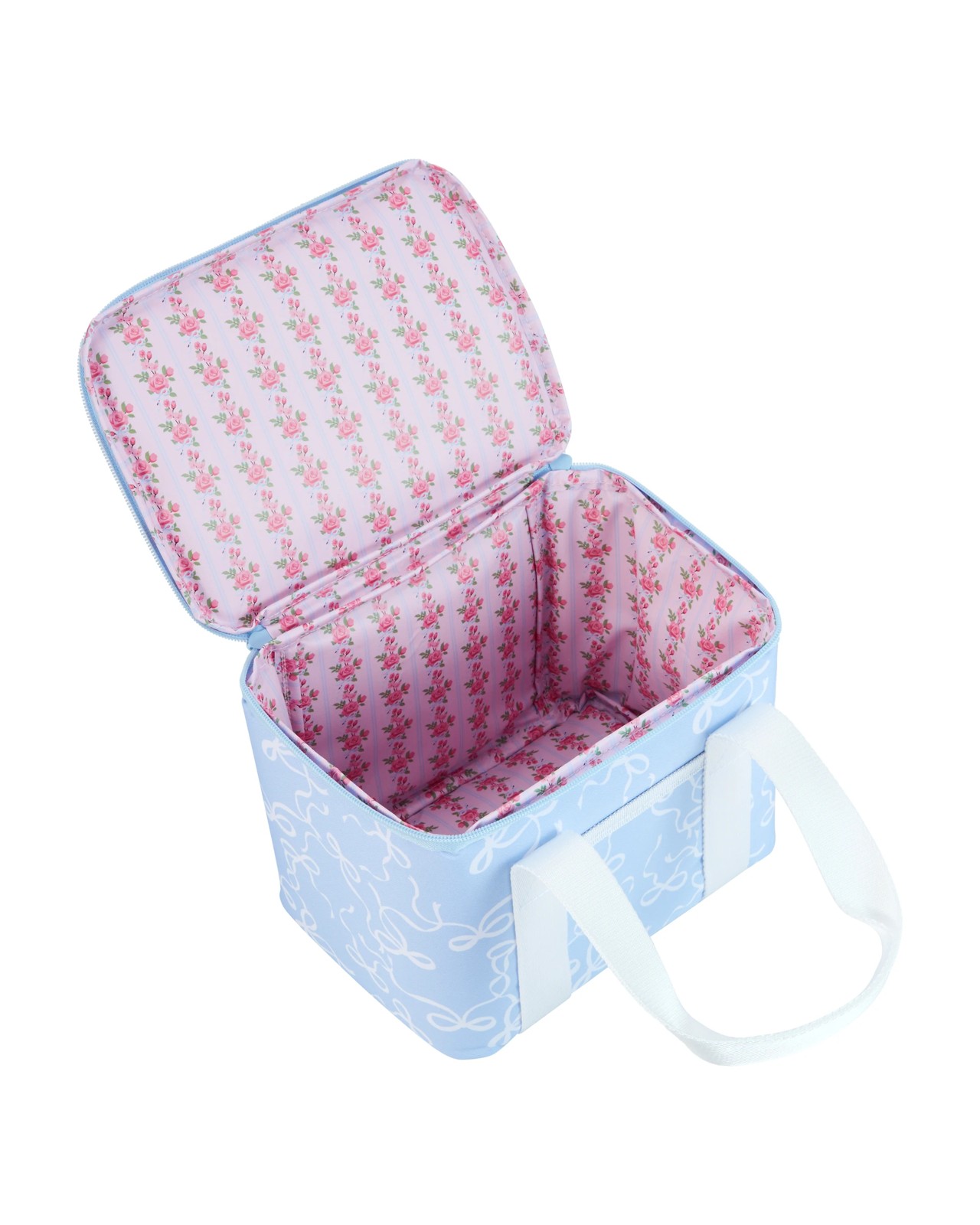 Anko Bow Twin Handle Lunch Bag - Blue 2 of 3