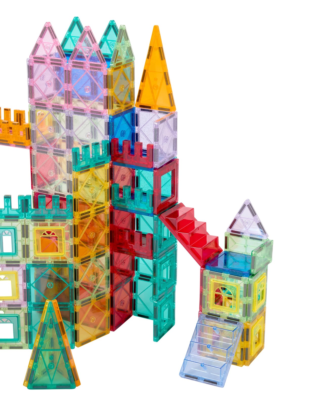 Anko 348 Piece Light Up Magnetic Tiles Set 3 of 6
