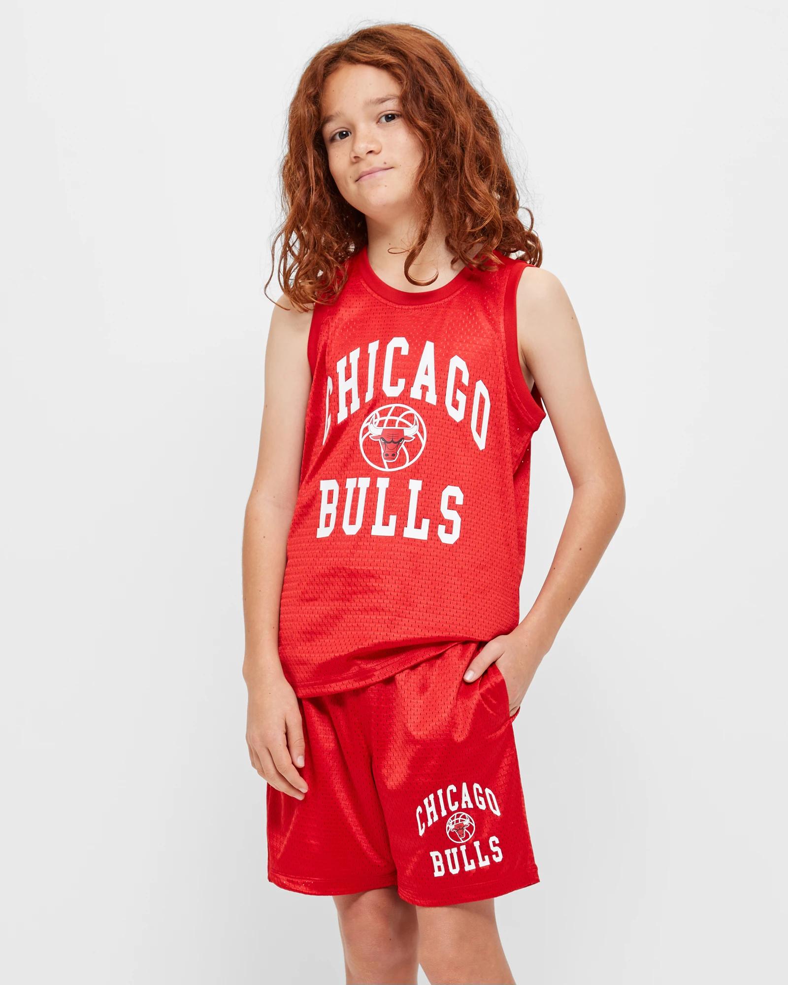 Chicago Basketball Shorts in Red