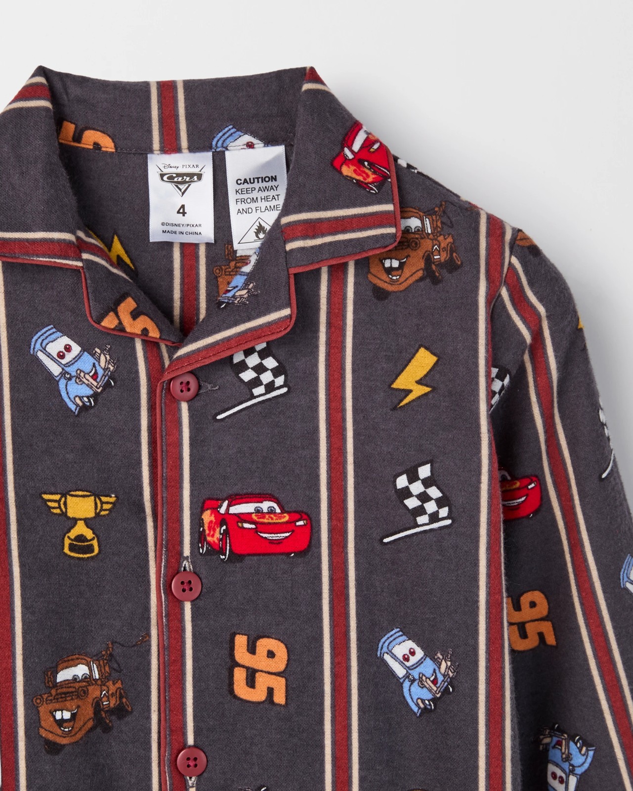 Disney Cars Australian Cotton Flannelette Yonger Boys Pyjama Set 3 of 3