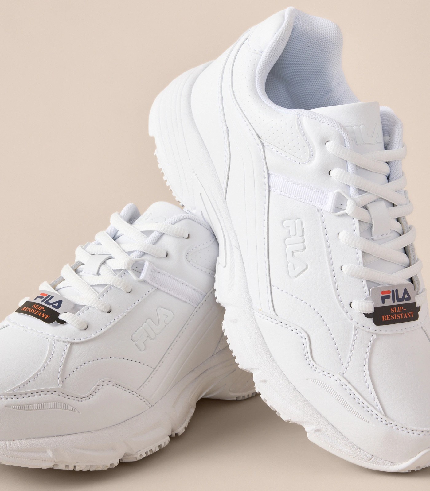 Fila shoes in white on sale