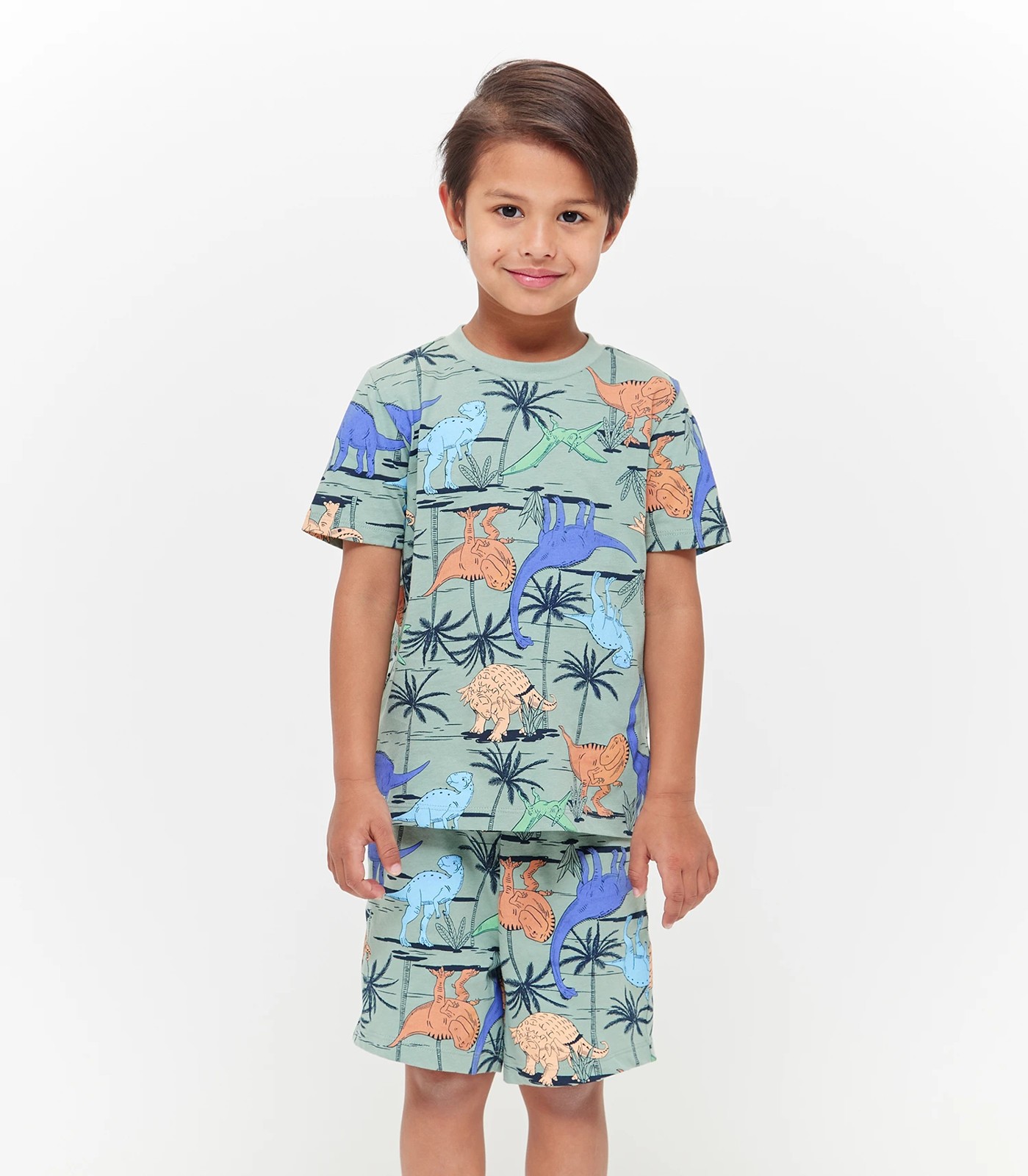 Dinosaur Cotton Pyjama Set Target Australia
