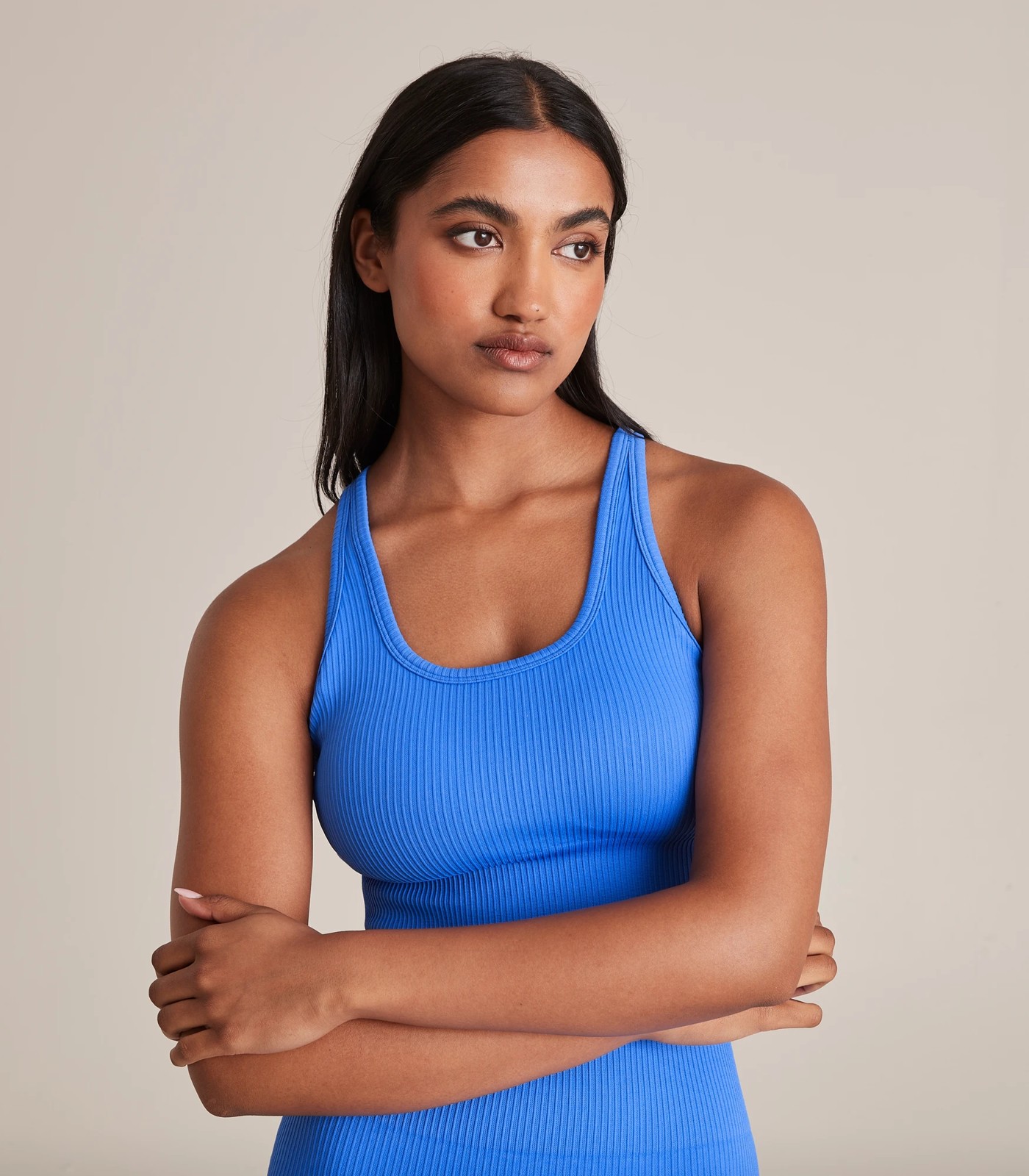 Active Seamfree Ribbed Longline Crop Top