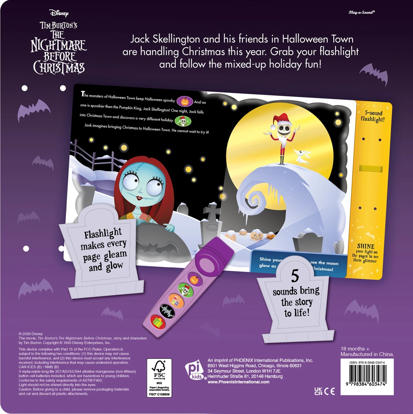 Disney: Tim Burton's The Nightmare Before Christmas Light Up the Night - Book 2 of 4