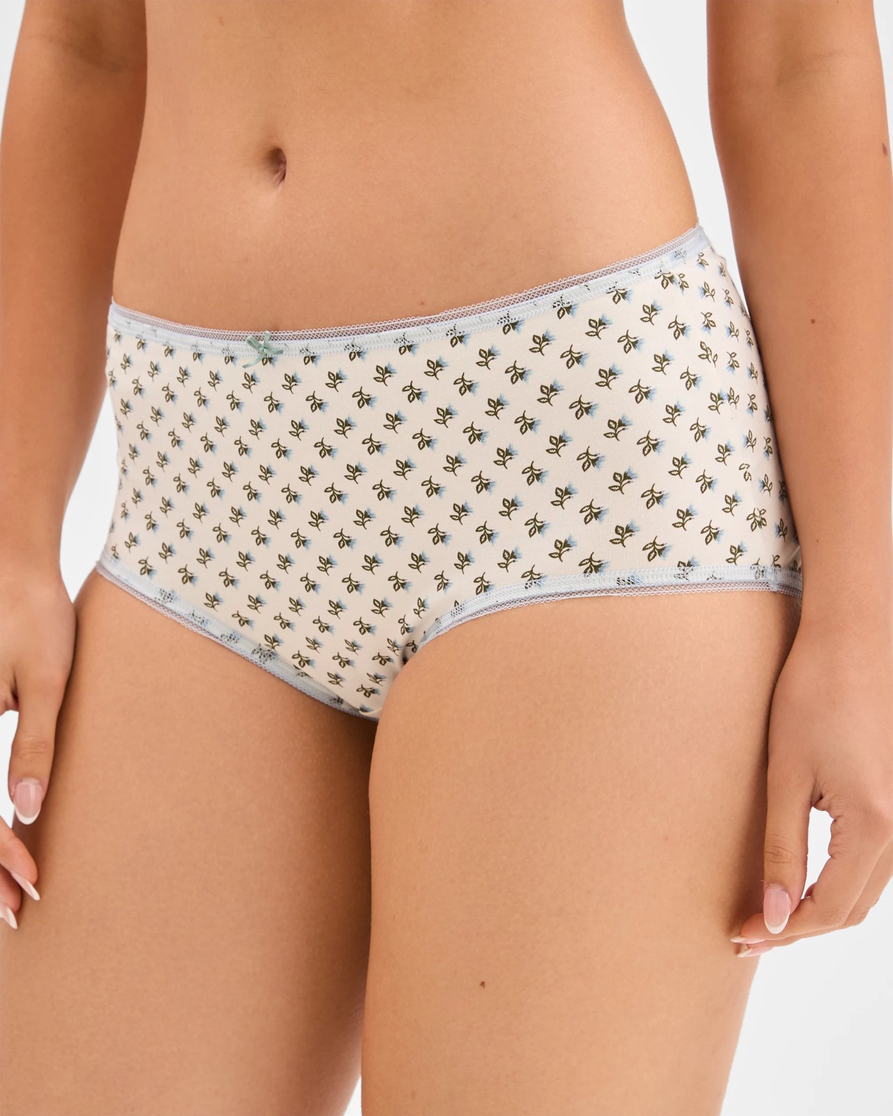 5 Pack Cotton/Elastane Midi Briefs - Boho Paisley 3 of 5