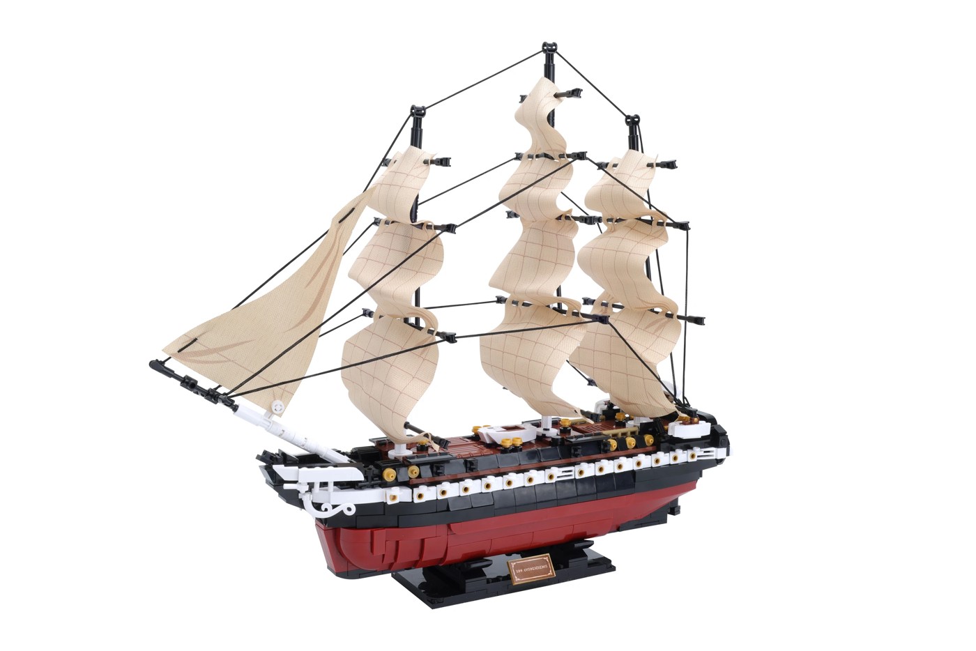 1125 Piece Mini Blocks Vehicle Series: Cruise Sailship 2 of 6