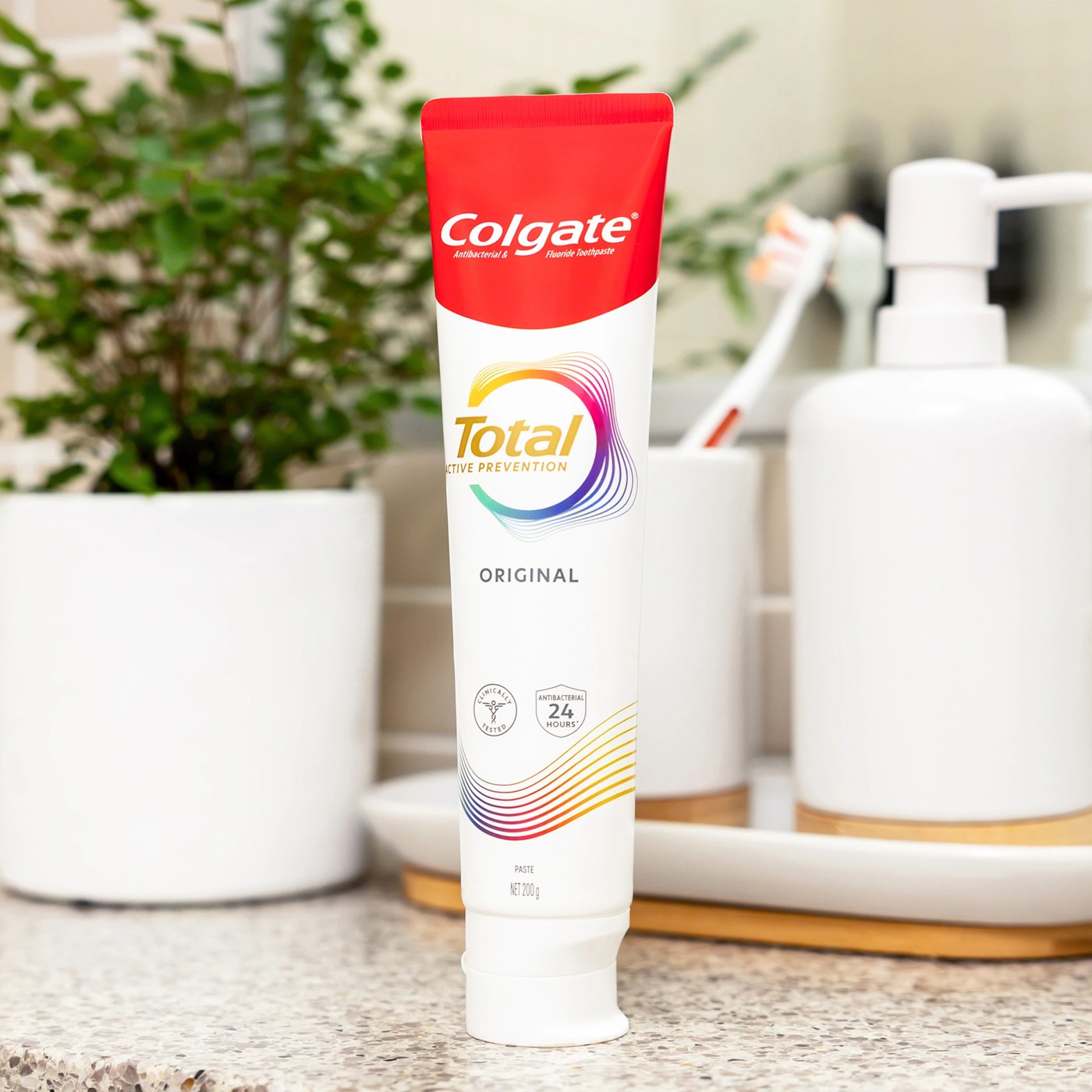 Original Antibacterial Fluoride Toothpaste - Colgate Total 4 of 5