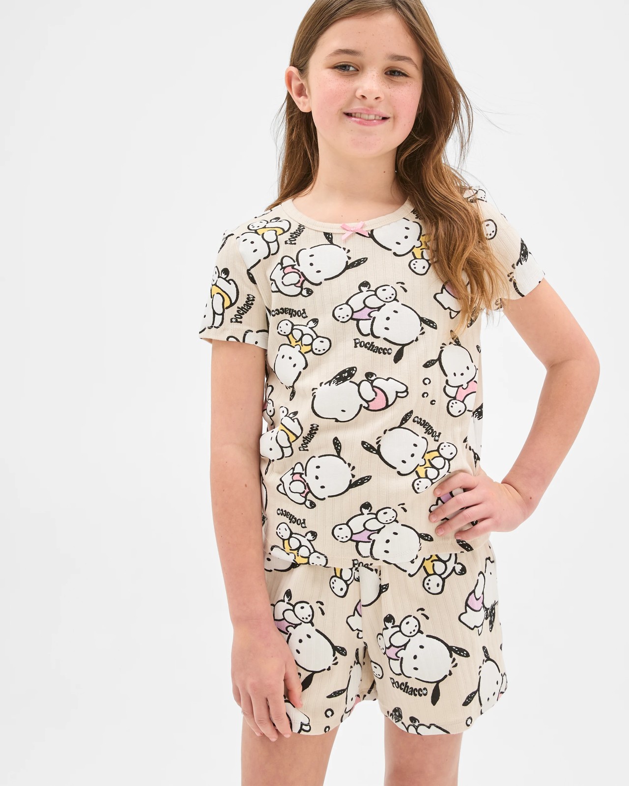 Hello Kitty Australian Cotton Older Girls Elevated Pyjama Set 4 of 6