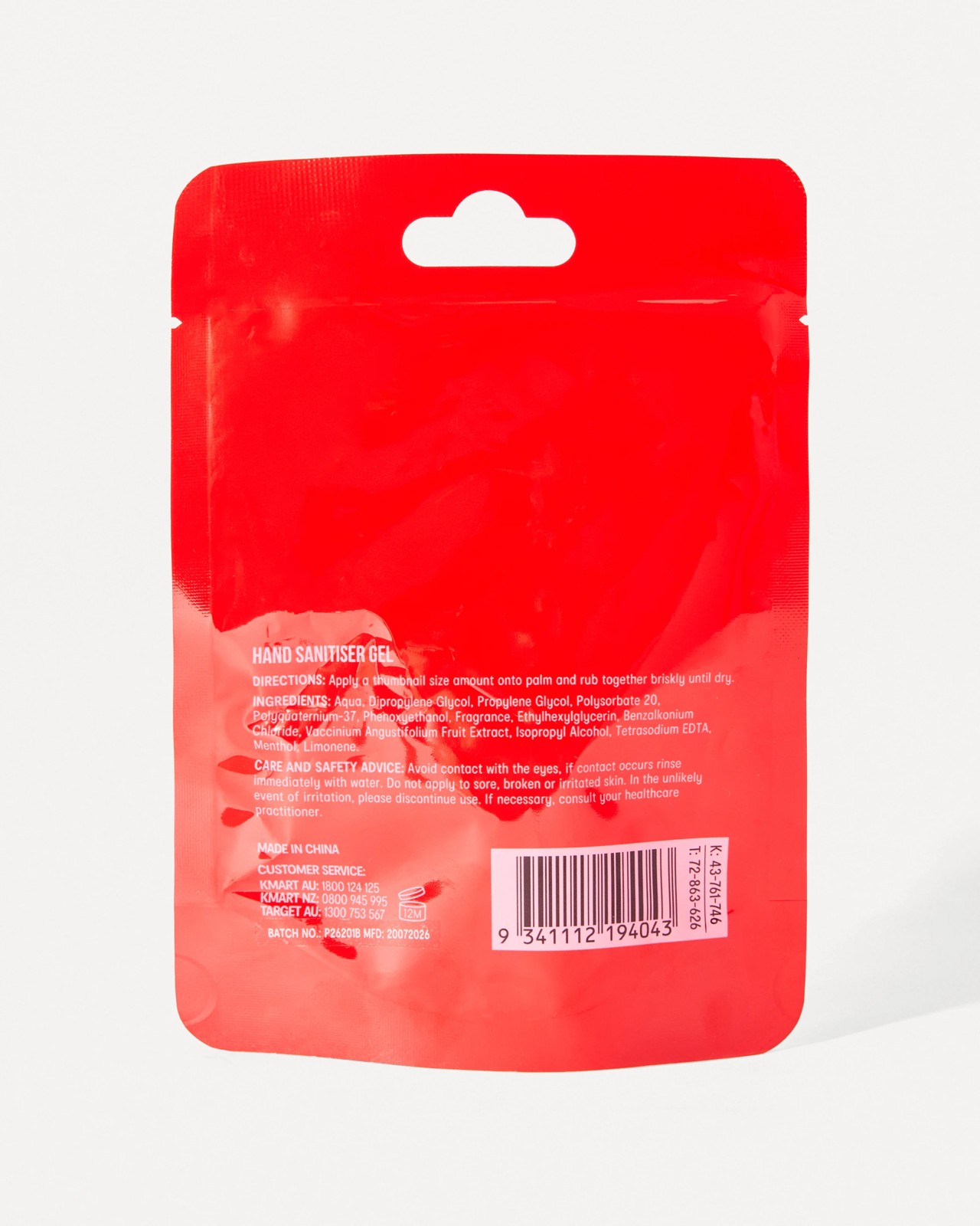 OXX Beauty Hand Sanitiser Gel 30ml - Candy Cane Scented 6 of 6