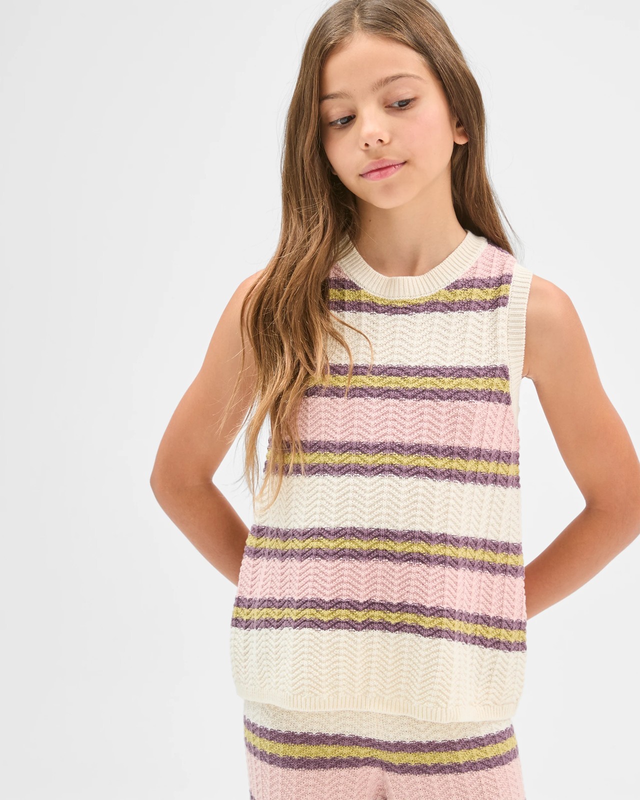 Australian Cotton Crochet Knit Tank Top 3 of 5