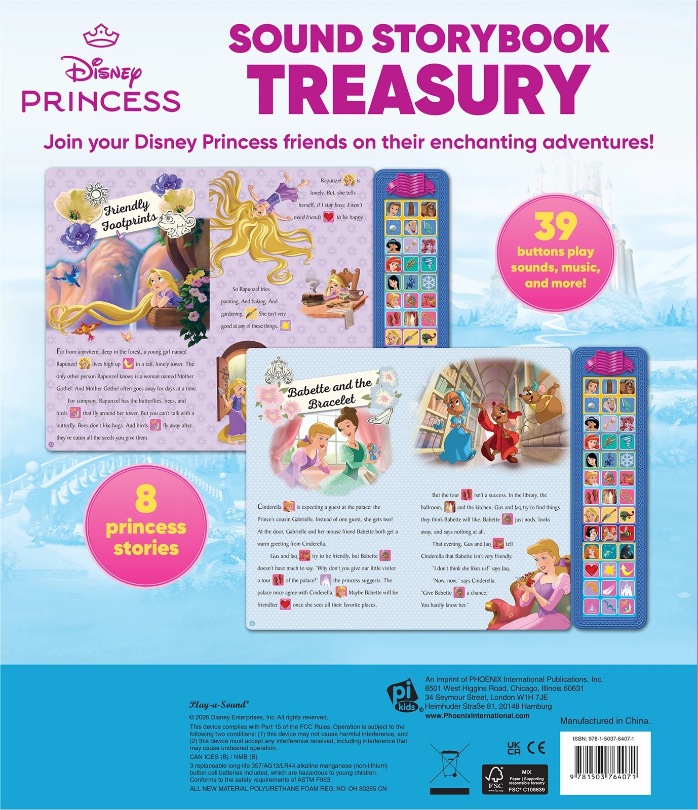 Disney Princess: Sound Storybook Treasury 2 of 4