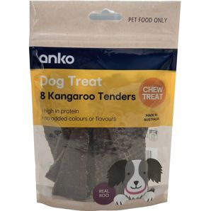 Dog Treat Kangaroo Tenders 8 Pack - Anko product image