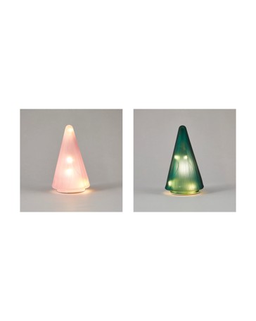 Anko Light Up Glass Tree - Assorted
