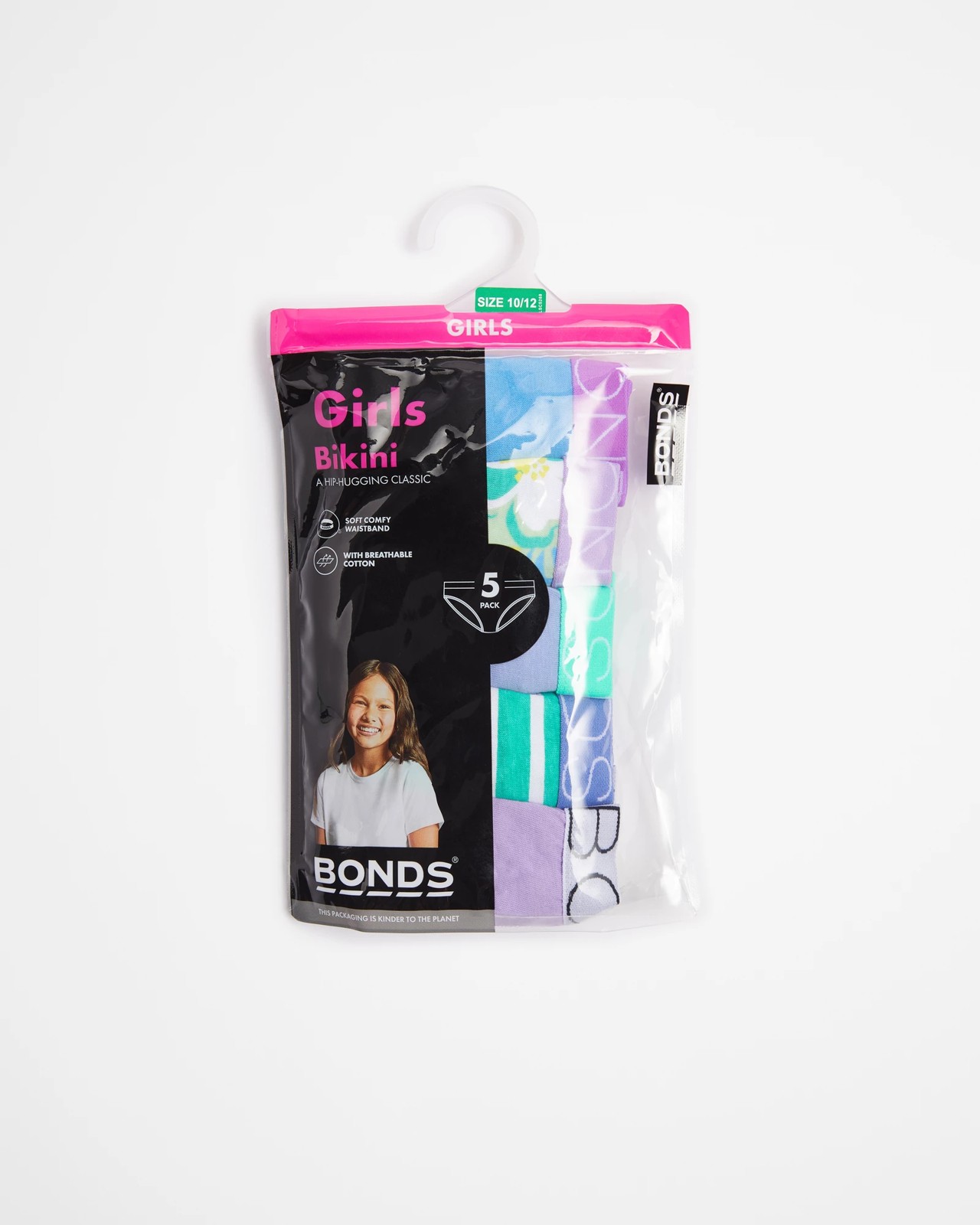 Bonds Girls Bikini Briefs 5 Pack - Gardenia Lane