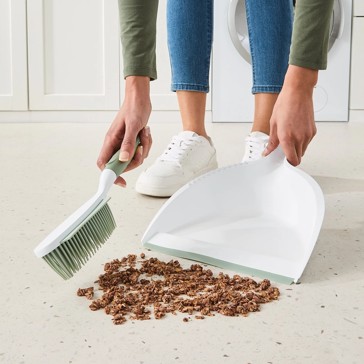 Rubber Brush and Dustpan - Anko