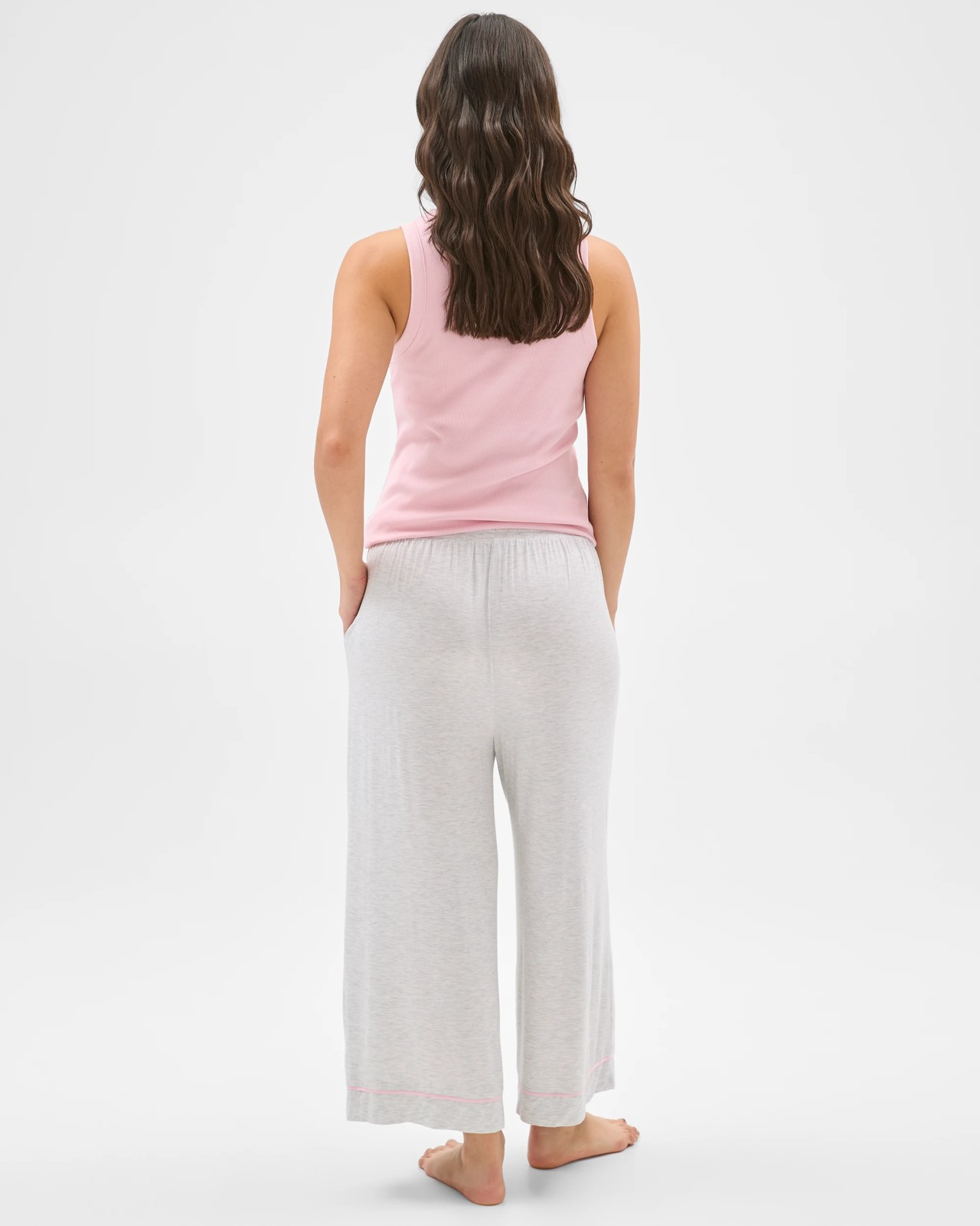 Bamboo Soft Comfort Sleep Culotte Pants 6 of 6