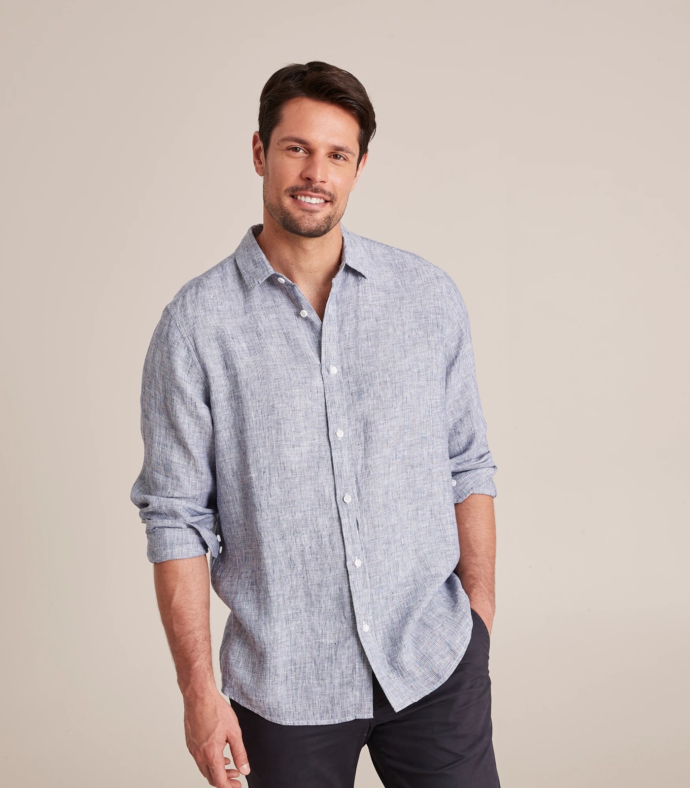 European linen shirt