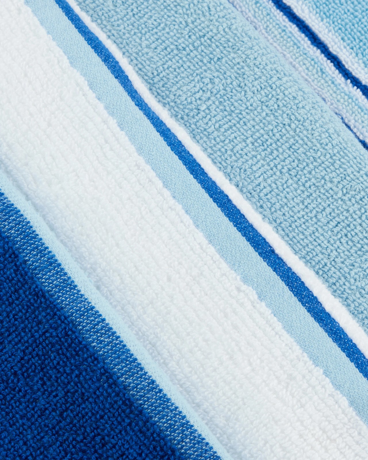 Anko 4 Pack Blue Stripe Terry Tea Towels 2 of 5