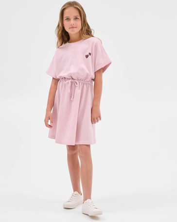 Australian Cotton Blend Fleece Dress