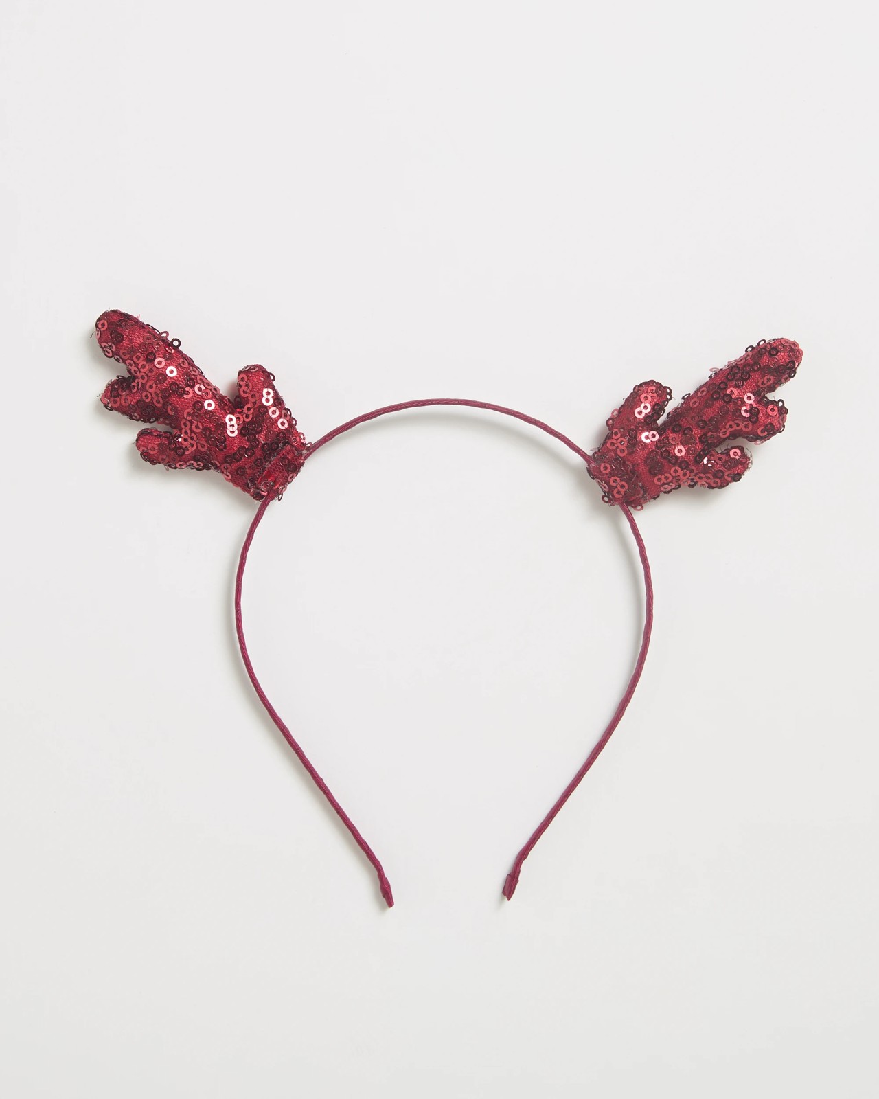 2 Pack Sequin Reindeer Christmas Headbands 3 of 4