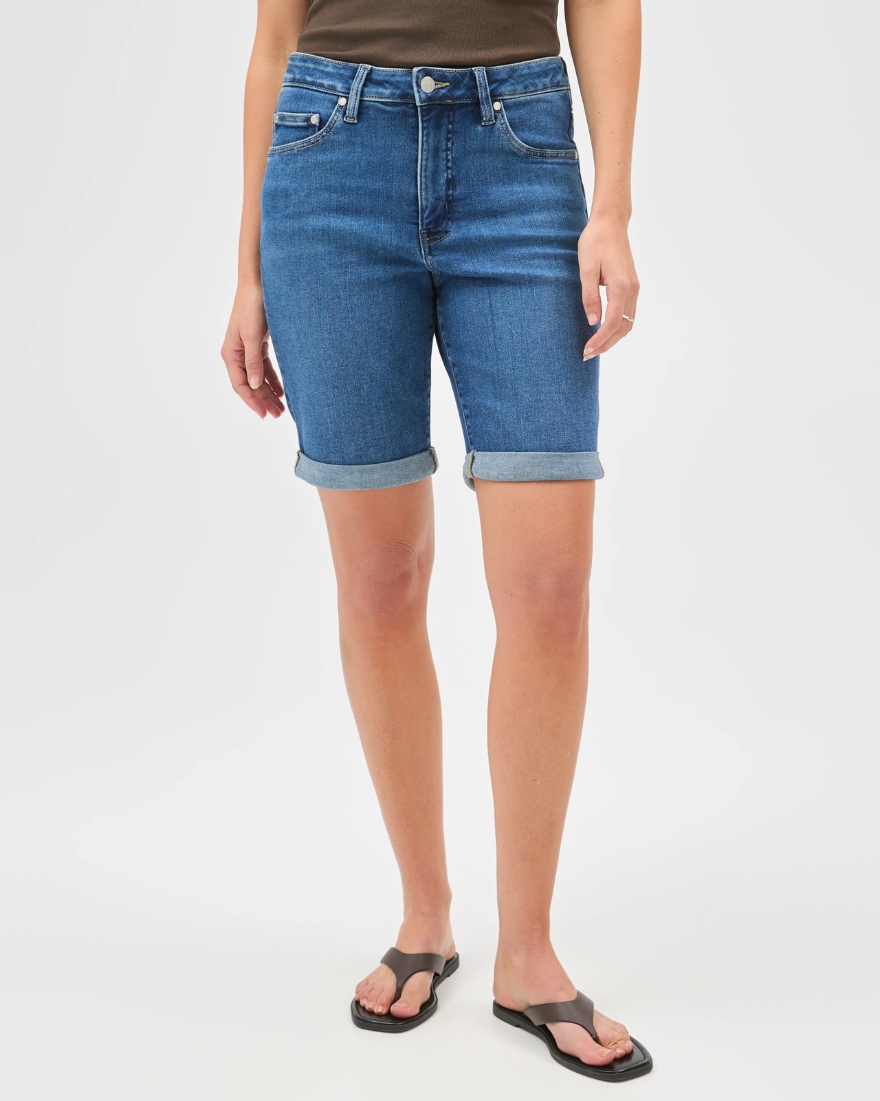 Shape Your Body Bermuda Denim Shorts 4 of 5