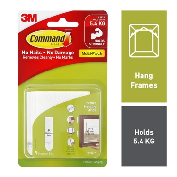 6 Pack Command Mounting Hooks - Medium