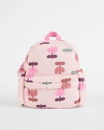 Kids Printed Tulips Backpack