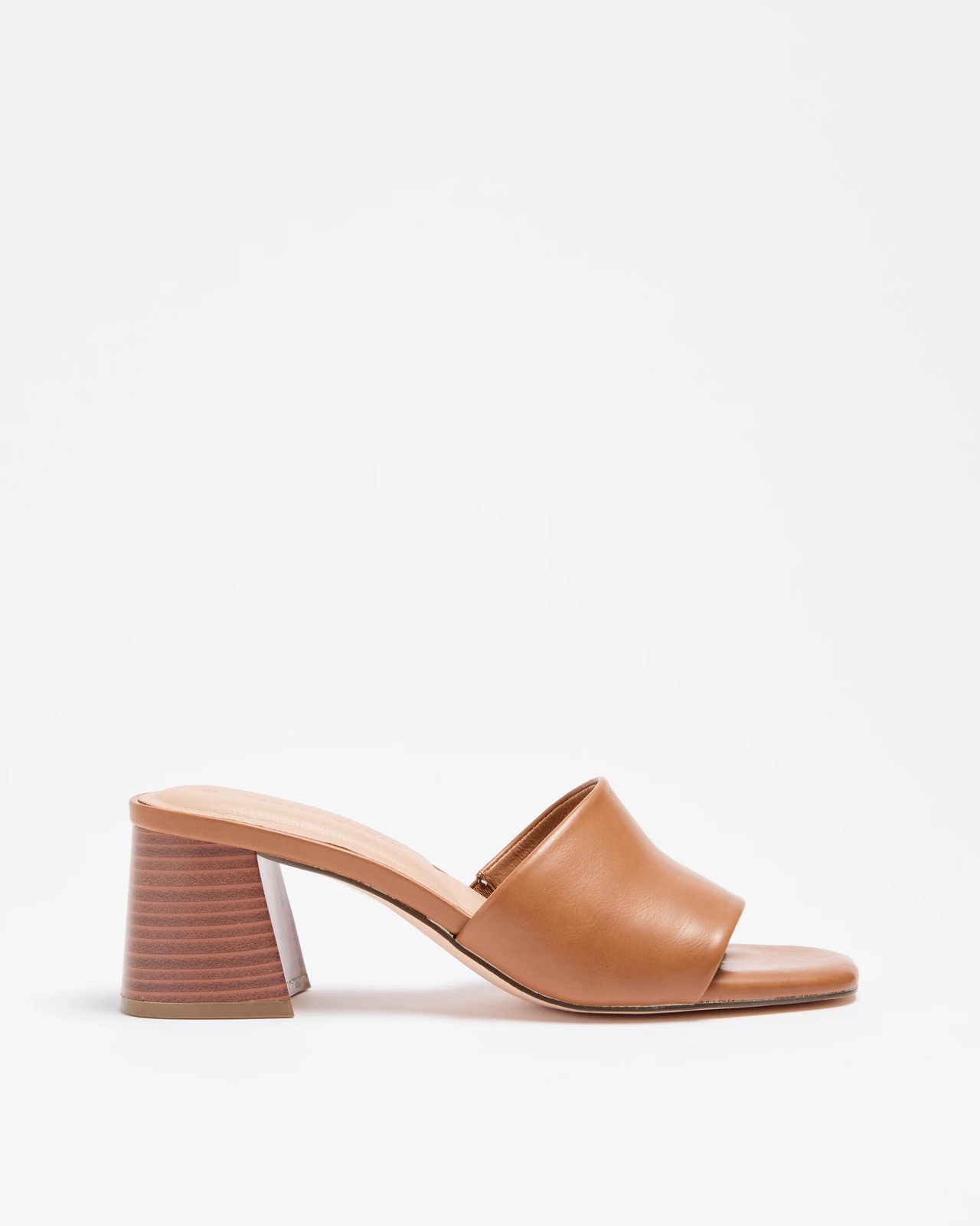 Womens Mule Low Block Heel Lani Tan Target Australia