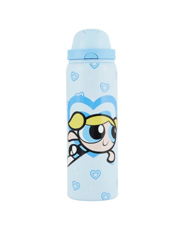The Powerpuff Girls 940ml Dual Lid Bottle - Bubbles
