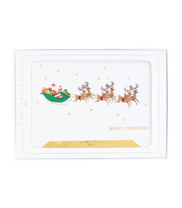 Hallmark Christmas Cards 8 Pack – Santa and Reindeer