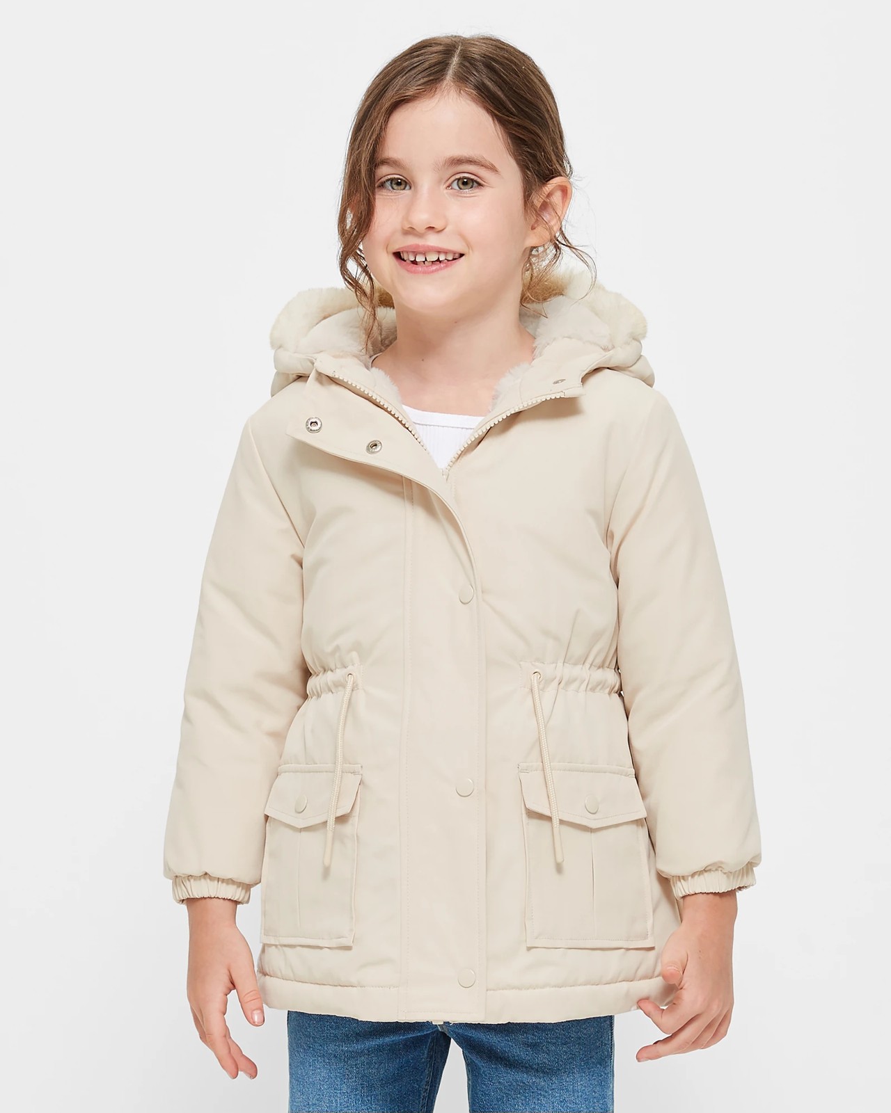 Fur Trim Parka Jacket Target Australia